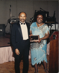 Photograph of (L-R) Cuthbert Mack and Lizzie Hatcher by Las Vegas Chapter of the National Bar Association