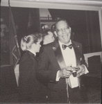 Black and White Photogrpah of Two Individuals by Las Vegas Chapter of the National Bar Association