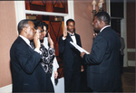 Photograph of Five Individuals, Four Are Being Sworn In by Las Vegas Chapter of the National Bar Association